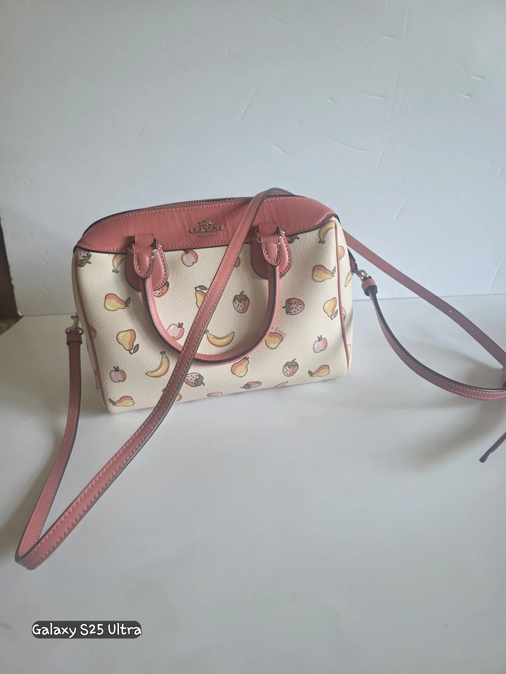 Coach Mixed Fruit Mini Bennett Satchel Crossbody